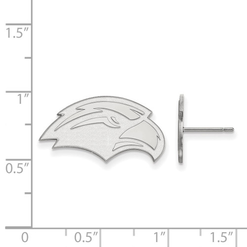 Sterling Silver University of Southern Miss Small Post Earrings by LogoArt