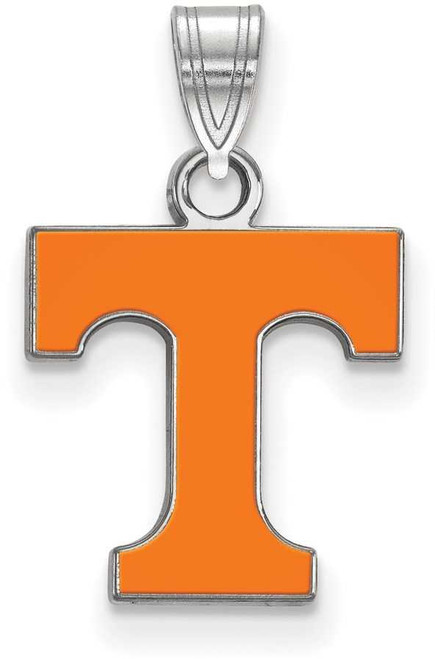 Image of Sterling Silver University of Tennessee Small Enamel Pendant by LogoArt