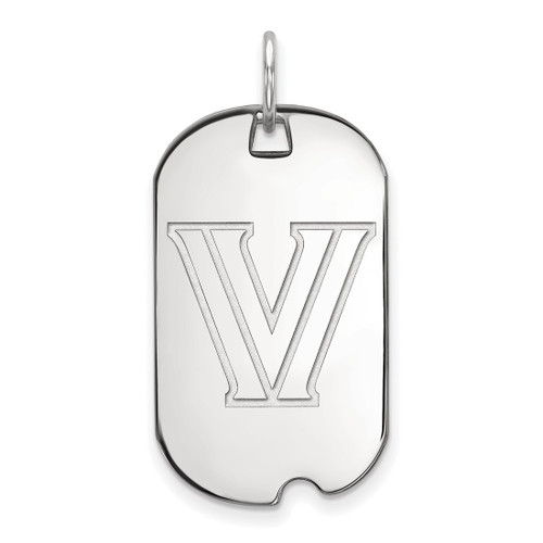 Sterling Silver Villanova University Small Dog Tag by LogoArt