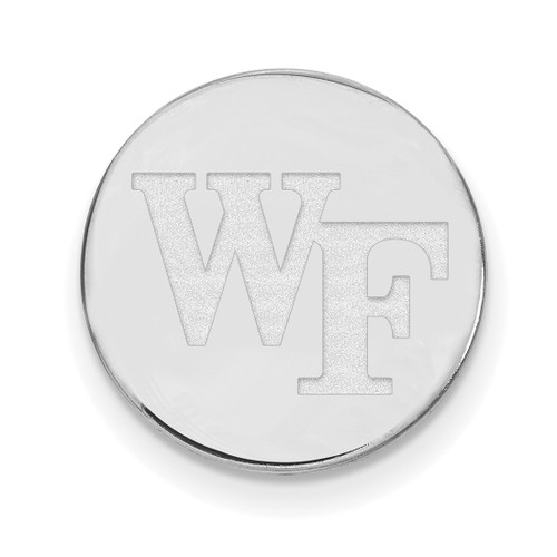 Sterling Silver Wake Forest University Lapel Pin by LogoArt (SS071WFU)