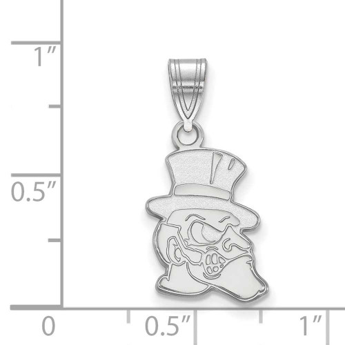 Image of Sterling Silver Wake Forest University Medium Pendant by LogoArt (SS057WFU)