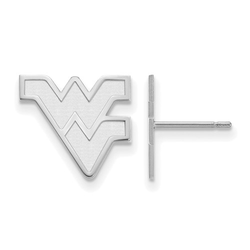 Sterling Silver West Virginia University Small Post Earrings by LogoArt