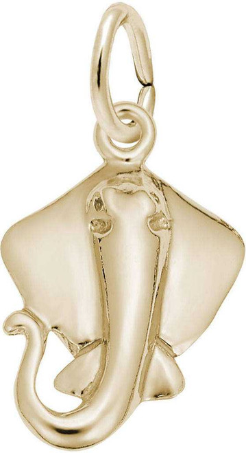 Image of Sting Ray Charm (Choose Metal) by Rembrandt