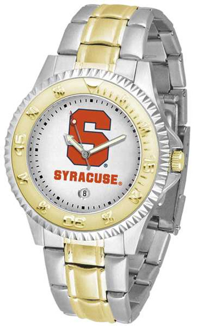 Image of Syracuse Orange Competitor Two Tone Mens Watch