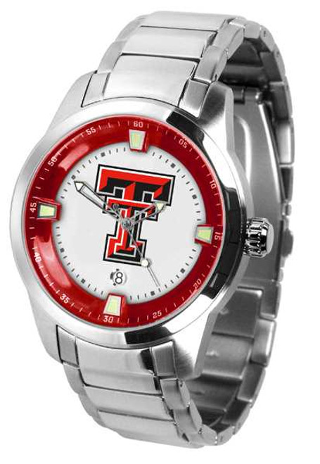 Image of Texas Tech Red Raiders Titan Steel Mens Watch
