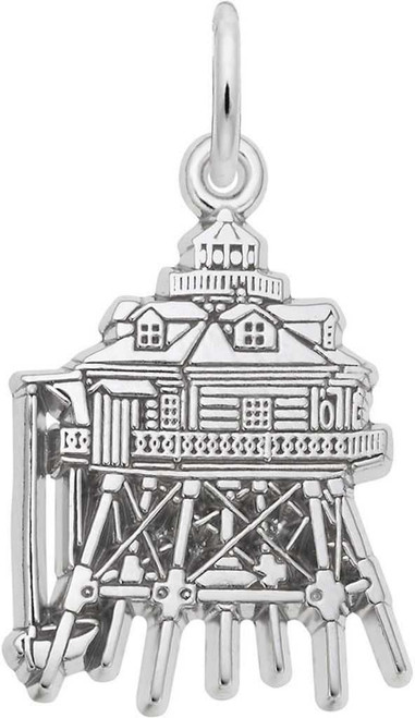 Image of Thomas Point, MD Lighthouse Charm (Choose Metal) by Rembrandt