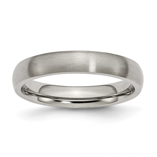 Image of Titanium 4mm Brushed Band Ring