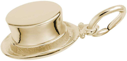 Image of Top Hat Charm (Choose Metal) by Rembrandt