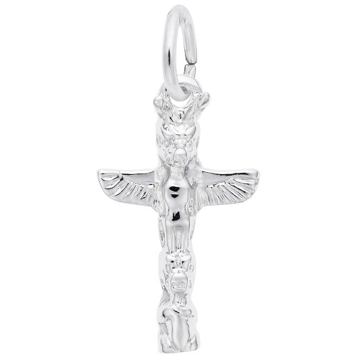 Image of Totem Pole - Niagara Falls Charm (Choose Metal) by Rembrandt