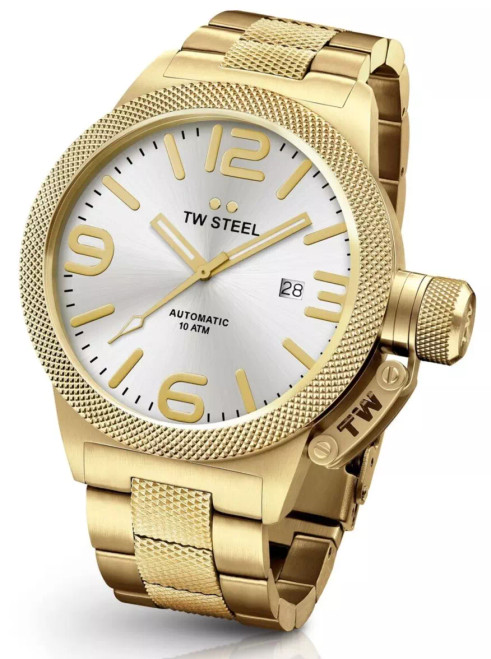 TW Steel Automatic Oversized Mens Watch - New Canteen Collection - CB86