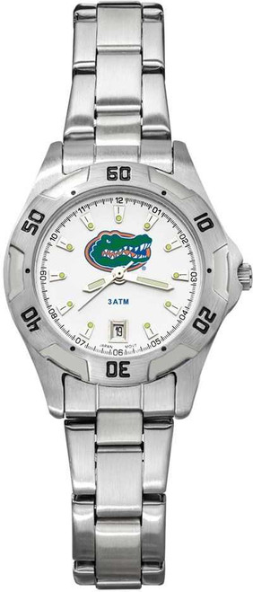 Image of University Of Florida All-Pro Womens Chrome Watch W/Bracelet by LogoArt