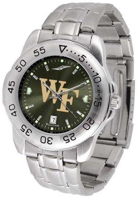 Image of Wake Forest Demon Deacons Sport Steel AnoChrome Mens Watch