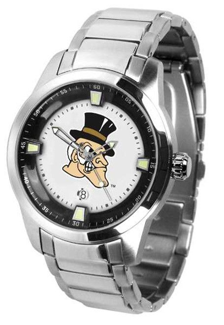 Image of Wake Forest Demon Deacons Titan Steel Mens Watch