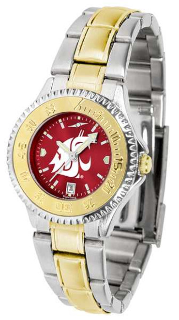 Image of Washington State Cougars Competitor Ladies Two Tone AnoChrome Watch