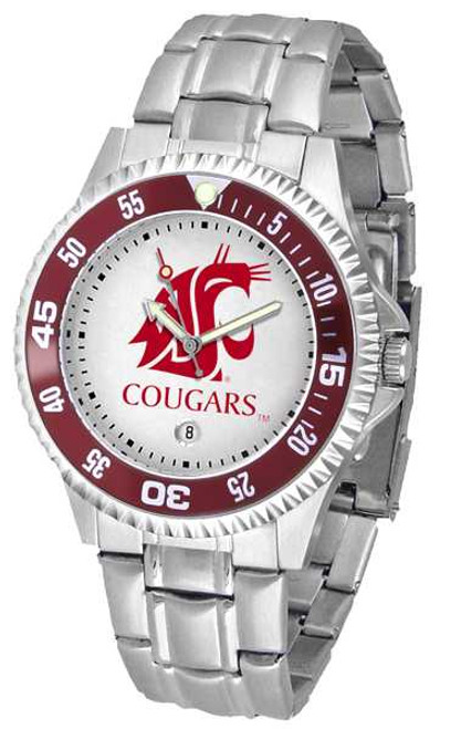 Image of Washington State Cougars Competitor Steel Mens Watch