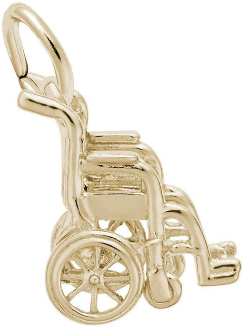 Image of Wheelchair Charm (Choose Metal) by Rembrandt