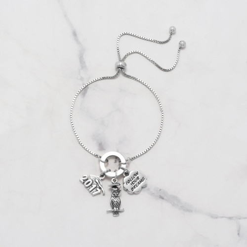 Wise Owl Charm 925 Sterling Silver — additional view