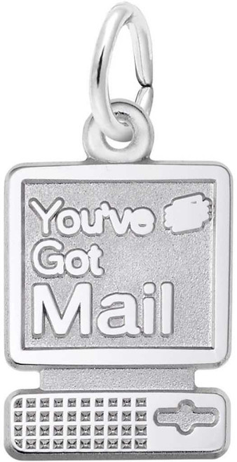 Image of Youve Got Mail Computer Charm (Choose Metal) by Rembrandt