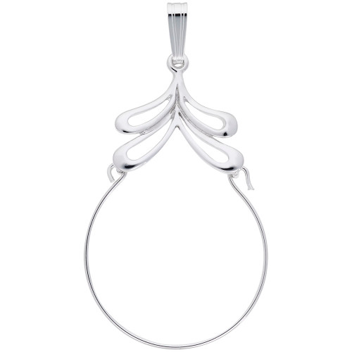 Image of Pretty Petals Charm Holder Pendant (Choose Metal) by Rembrandt