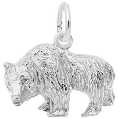 Image of Grizzly Bear Style 3069 Charm (Choose Metal) by Rembrandt