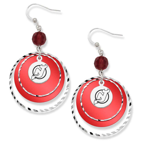 Image of New Jersey Devils Game Day Earrings by LogoArt