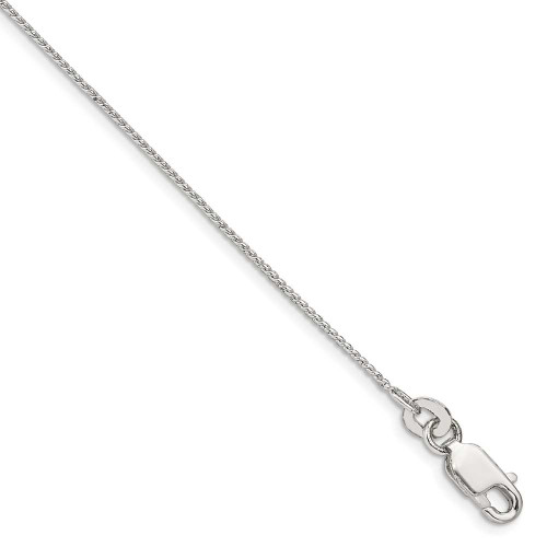 Image of Sterling Silver .95mm Round Franco Chain QRF035-10