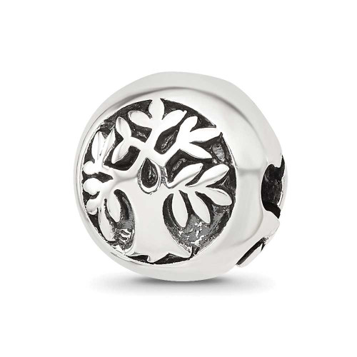 Image of Sterling Silver Reflections Tree of Life Hinged Bead