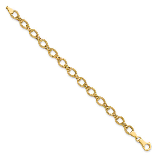 14K Yellow Gold Fancy Bracelet
