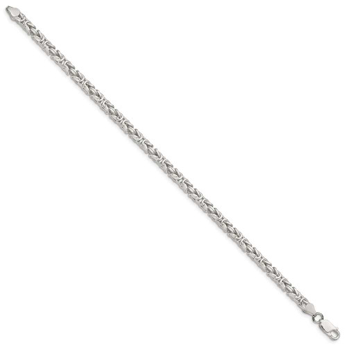Image of Sterling Silver 3.25mm Byzantine Chain QBZ080-7