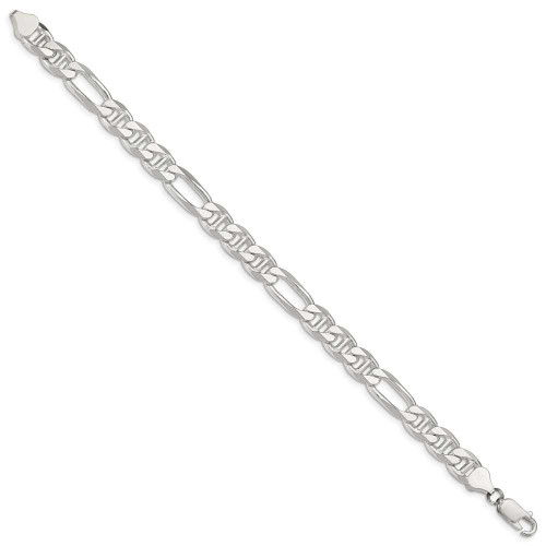 Image of Sterling Silver 7.75mm Figaro Anchor Chain QAF220-7