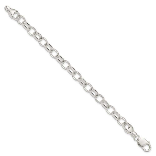 Image of Sterling Silver 8.5inch Fancy Link Bracelet QH169-8.5