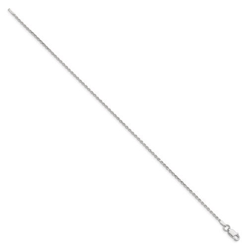 Image of Sterling Silver 1.5mm Diamond-cut Rope Chain QDC020-7