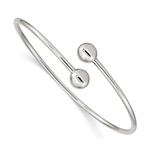 Image of Sterling Silver Flexible Bangle Bracelet