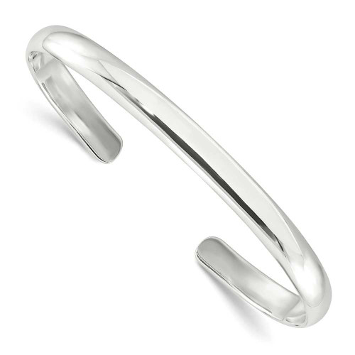 Image of Sterling Silver Polished Domed Cuff Bracelet