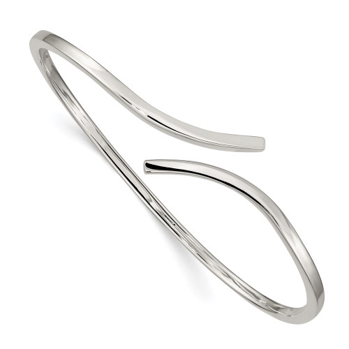 Sterling Silver 2.50mm Flexible Bangle Bracelet