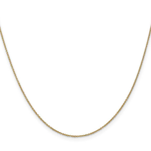 Image of 10k Yellow Gold .9mm Cable Chain 10PE190-20 Image of 10k Yellow Gold .9mm Cable Chain 10PE190-20