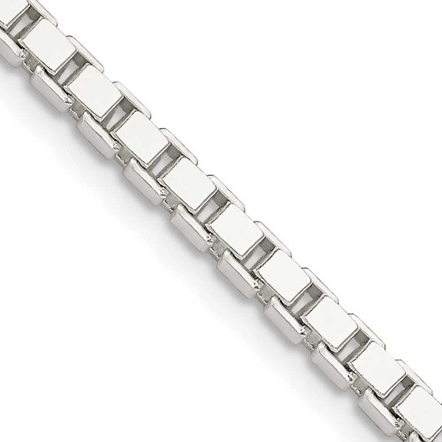 Image of Sterling Silver 3mm Box Chain QBX057-20