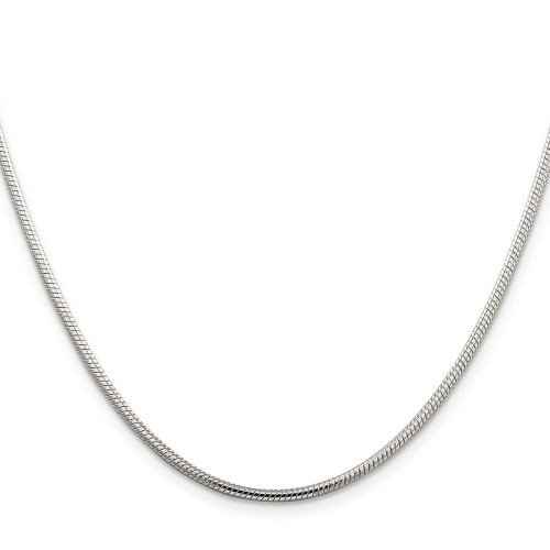 Sterling Silver 2mm Snake Chain QSN060-20