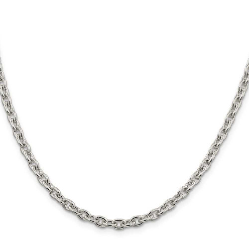Image of Sterling Silver 4.5mm Cable Chain QCL120-18