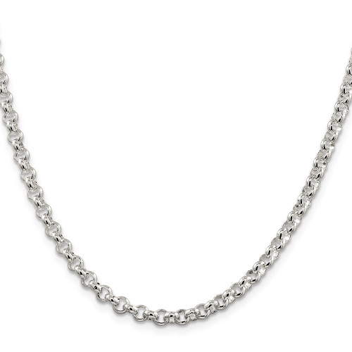 Sterling Silver 4.75mm Rolo Chain QFC76-20