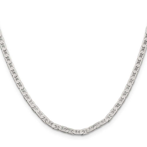 Image of Sterling Silver 3mm Flat Anchor Chain QAN080-30