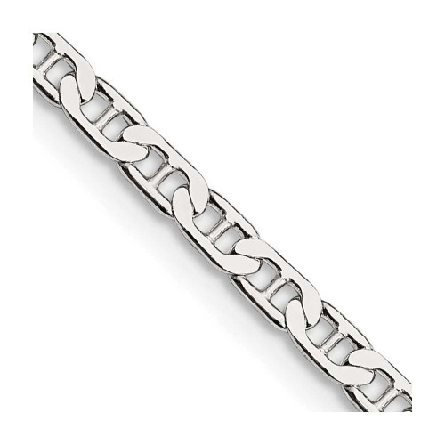 Image of Sterling Silver 3mm Flat Anchor Chain QAN080-30