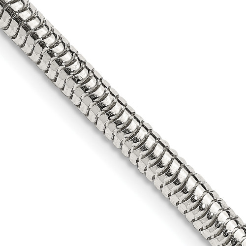 Sterling Silver 4mm Round Snake Chain QSNL100-18