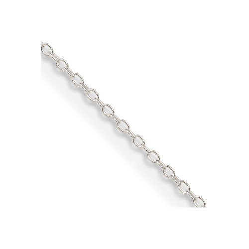 Image of Sterling Silver .95mm Forzantina Cable Chain QPE85-20