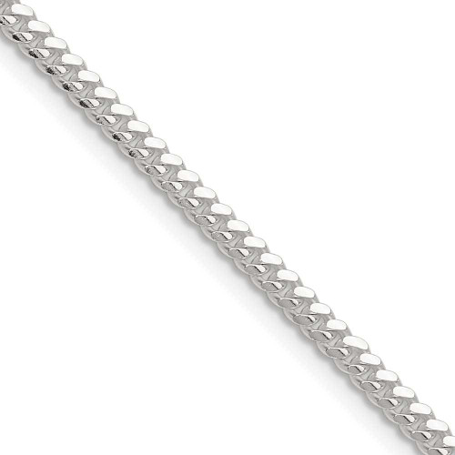 Image of Sterling Silver Polished 2.9mm Domed Curb Chain QDB080-22