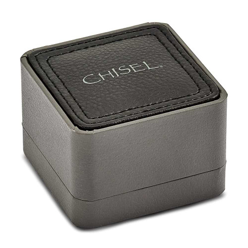 Image of Chisel Stainless Steel Brushed and Polished Rectangle Cufflinks SRC308
