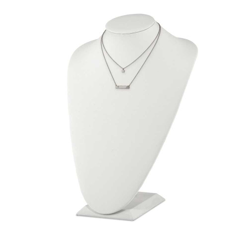 Image of Chisel Stainless Steel Polished Star and Bar Multi Strand 15.5 inch Cable Chain with a 1.5 inch Extension Necklace