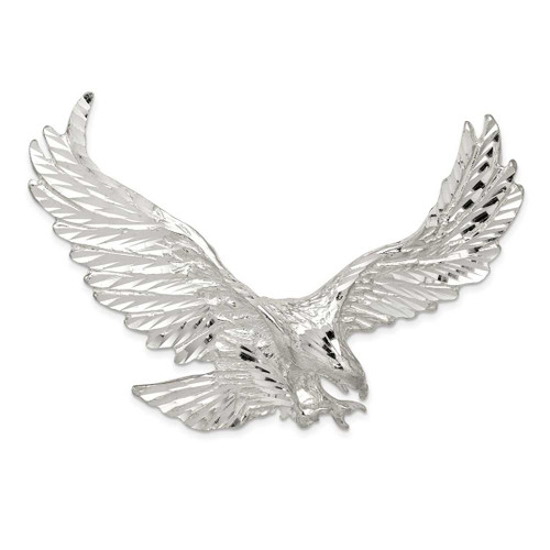 Image of Sterling Silver Eagle Pendant QC4065