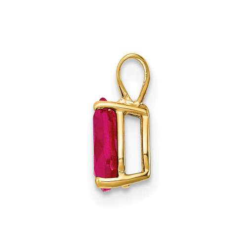 Image of 14K Yellow Gold Ruby pendant