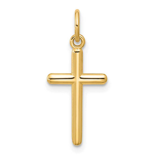 Image of 14K Yellow Gold Cross Pendant C4834